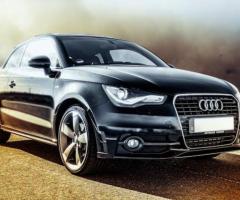 Black Audi car is for sale , very new car